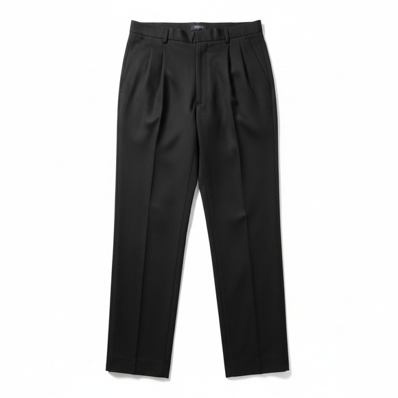 Liz Claiborne Pants - Liz Claiborne Collection Black Pleated High Waisted Trousers, Women's Size 6